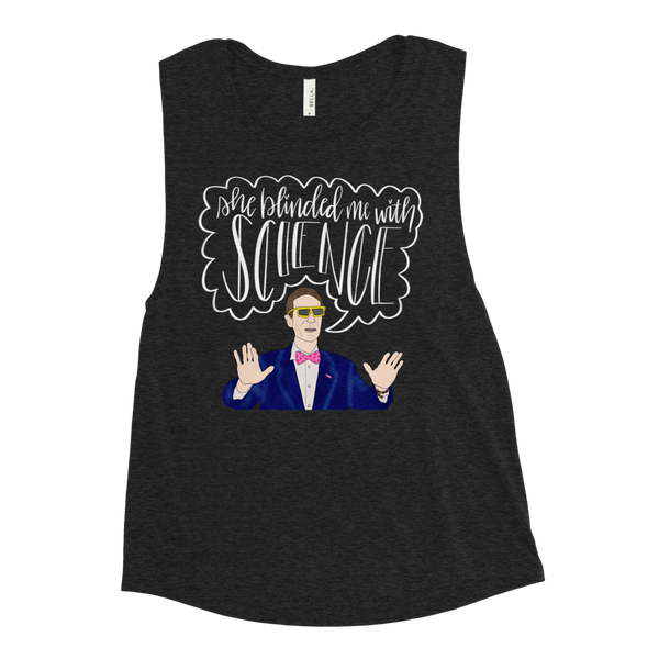 Bill Nye - Ladies’ Muscle Tank - MurderSheBought