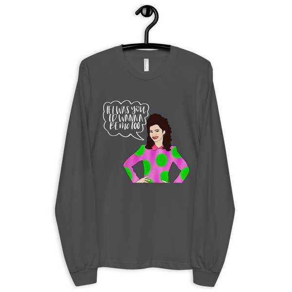 Fran Fine - The Nanny - Long Sleeve T-Shirt - MurderSheBought