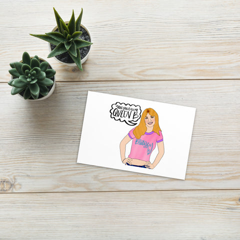 Britney Spears Postcard - MurderSheBought