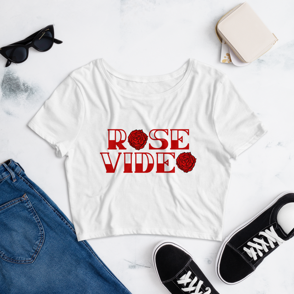 Rose Video Crop Top - MurderSheBought