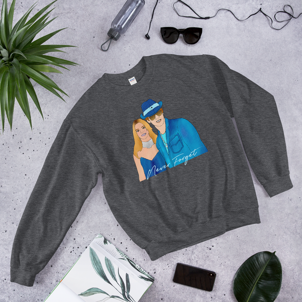 Britney & Justin Sweatshirt - MurderSheBought