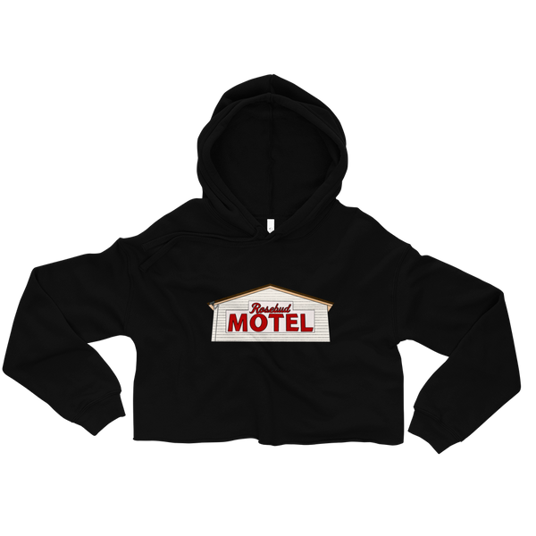 Rosebud Motel - Schitt's Creek - Crop Hoodie - MurderSheBought