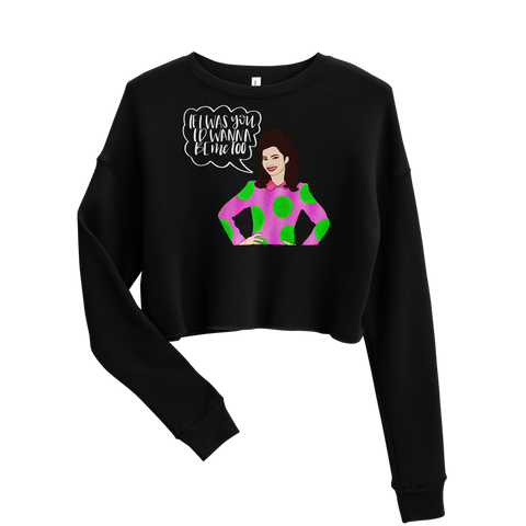 Fran Fine - The Nanny - Crop Sweatshirt - MurderSheBought