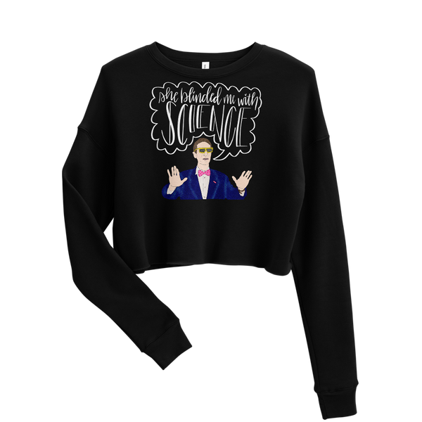 Bill Nye - Crop Sweatshirt - MurderSheBought