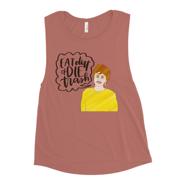 Blanche Devereaux - Golden Girls - Ladies’ Muscle Tank - MurderSheBought