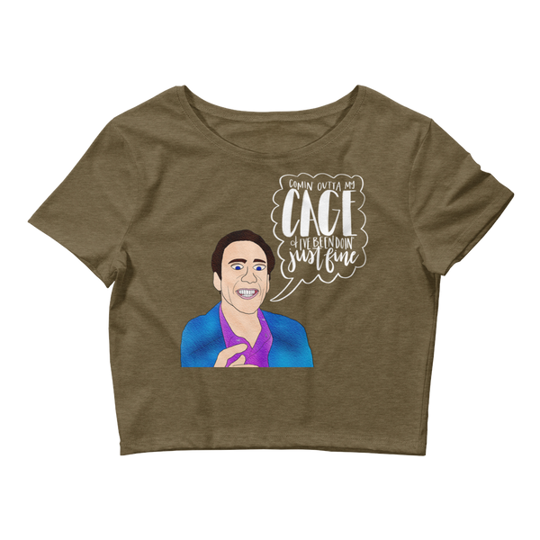 Nicolas Cage - Crop Top - MurderSheBought