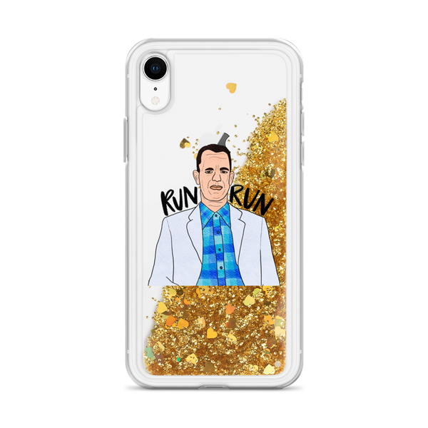 Forrest Gump - Run Forrest Run - Liquid Glitter Phone Case - MurderSheBought