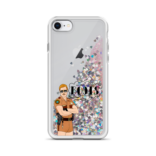 Lt. Jim Dangle - Reno 911 - Liquid Glitter Phone Case - MurderSheBought