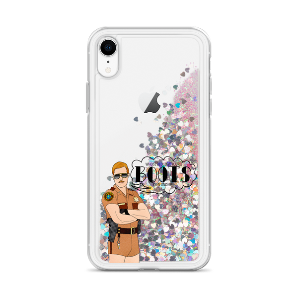 Lt. Jim Dangle - Reno 911 - Liquid Glitter Phone Case - MurderSheBought