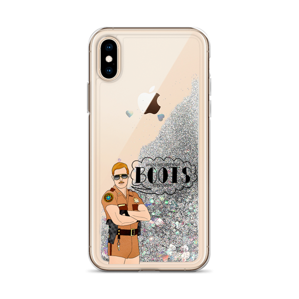 Lt. Jim Dangle - Reno 911 - Liquid Glitter Phone Case - MurderSheBought