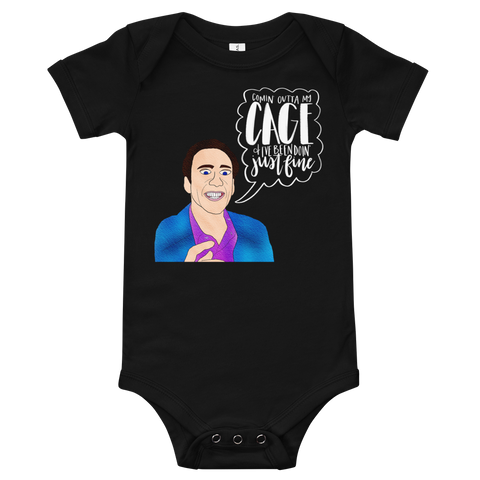 Nicolas Cage - Baby Bodysuit - MurderSheBought