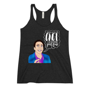 Nicolas Cage - Racerback Tank - MurderSheBought