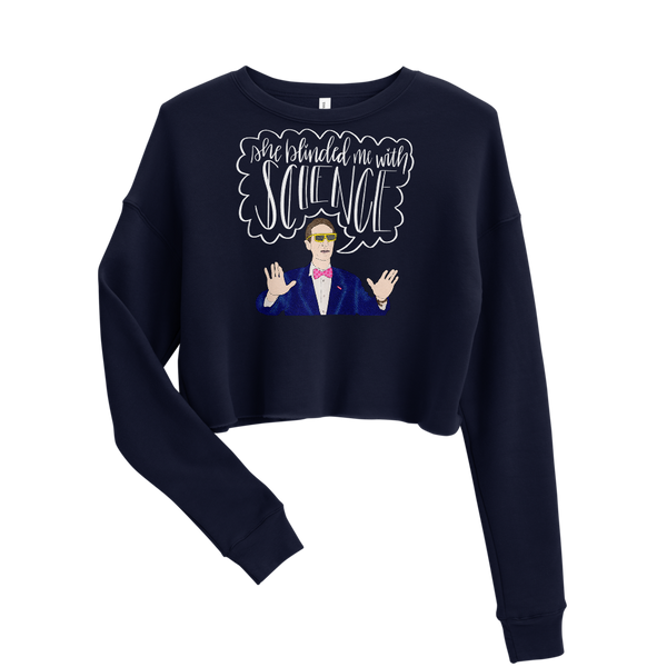 Bill Nye - Crop Sweatshirt - MurderSheBought