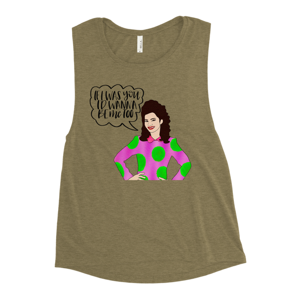 Fran Fine - The Nanny - Ladies’ Muscle Tank - MurderSheBought