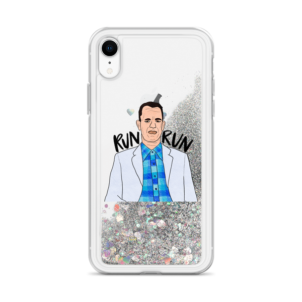 Forrest Gump - Run Forrest Run - Liquid Glitter Phone Case - MurderSheBought