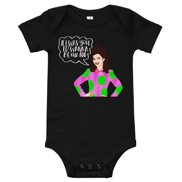 Fran Fine - The Nanny - Baby Bodysuit - MurderSheBought