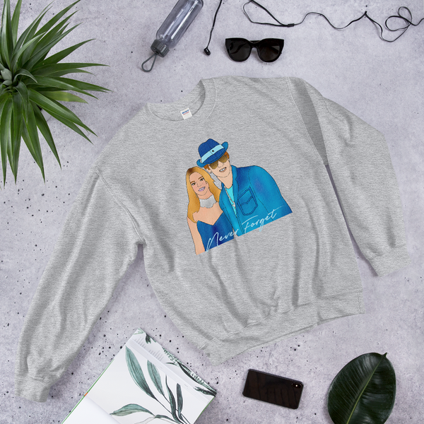 Britney & Justin Sweatshirt - MurderSheBought