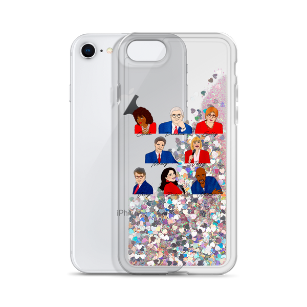 90's Talk Show Hosts - Liquid Glitter Phone Case - MurderSheBought