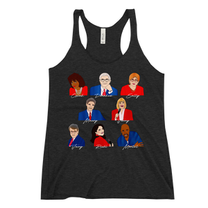 90's Talk Show Hosts - Racerback Tank - MurderSheBought