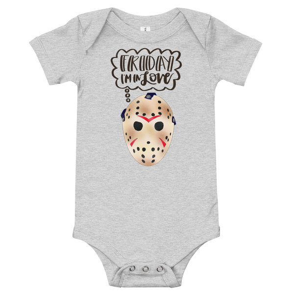 Jason Voorhees Baby Onesie