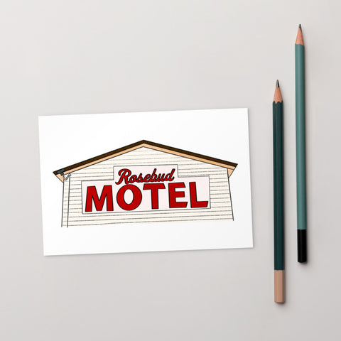 Schitt's Creek Postcard - Rosebud Motel - MurderSheBought