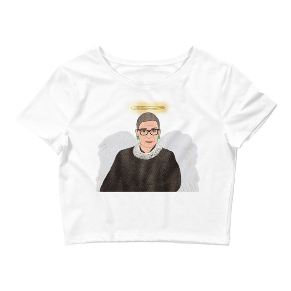 Ruth Bader Ginsburg - Guardian Angel - Crop Top - MurderSheBought