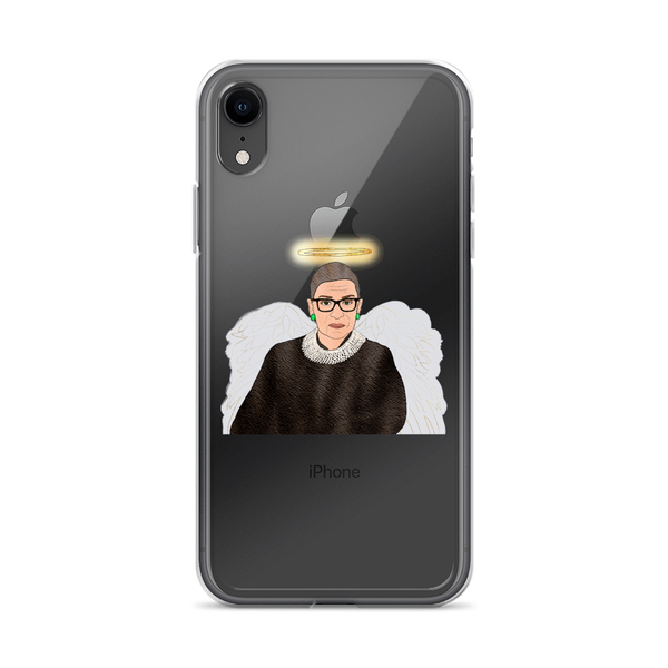 Ruth Bader Ginsburg - Guardian Angel - iPhone Case - MurderSheBought