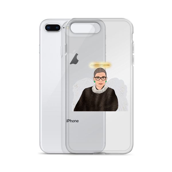 Ruth Bader Ginsburg - Guardian Angel - iPhone Case - MurderSheBought