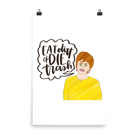 Blanche Devereaux - Golden Girls - Poster - MurderSheBought