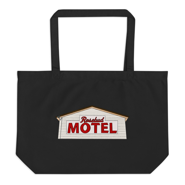 Rosebud Motel - Schitt's Creek - Large Tote Bag - MurderSheBought