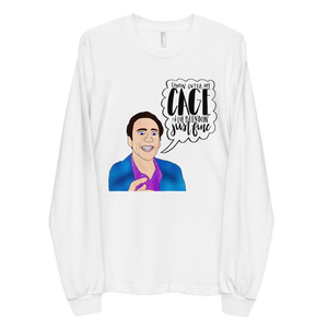 Nicolas Cage - Long Sleeve T-Shirt - MurderSheBought