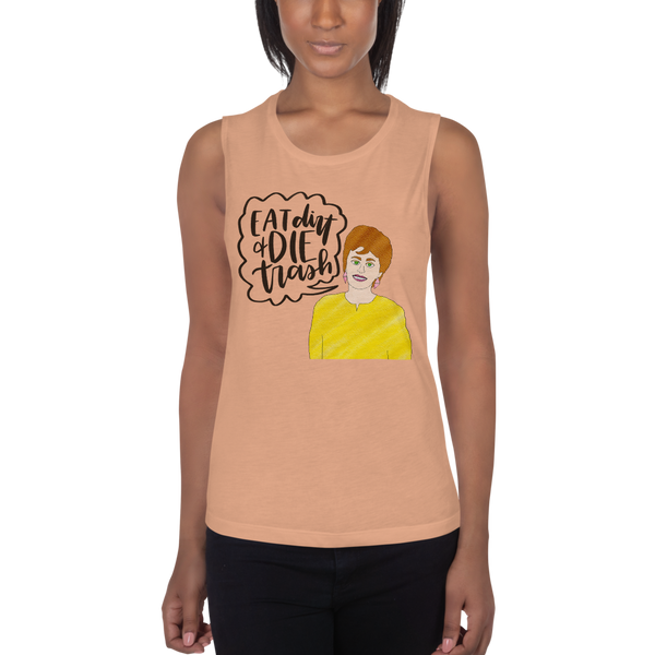 Blanche Devereaux - Golden Girls - Ladies’ Muscle Tank - MurderSheBought