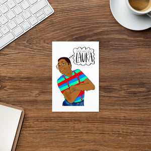 Steve Urkel Postcard - Family Matters - MurderSheBought