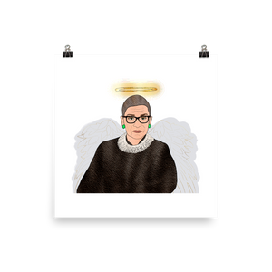 Ruth Bader Ginsburg - Guardian Angel - Poster - MurderSheBought