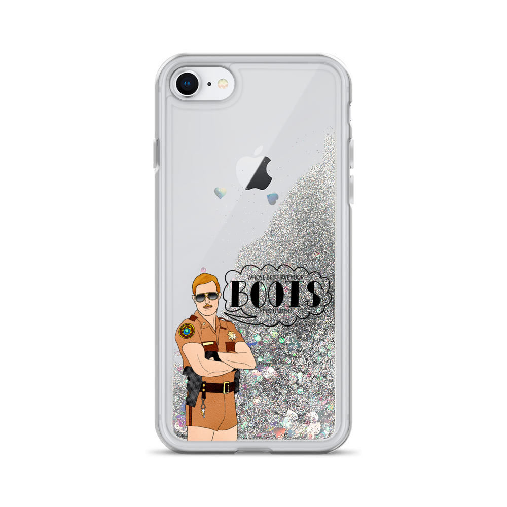 Lt. Jim Dangle - Reno 911 - Liquid Glitter Phone Case - MurderSheBought