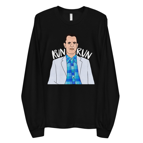 Forrest Gump - Run Forrest Run - Long Sleeve T-Shirt - MurderSheBought