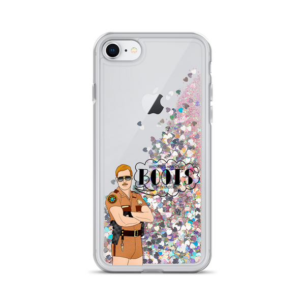 Lt. Jim Dangle - Reno 911 - Liquid Glitter Phone Case - MurderSheBought