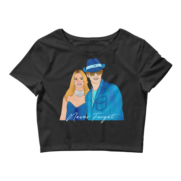 Britney & Justin Crop Top - MurderSheBought