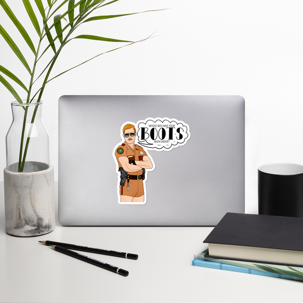 Lt. Jim Dangle - Reno 911 - Sticker - MurderSheBought