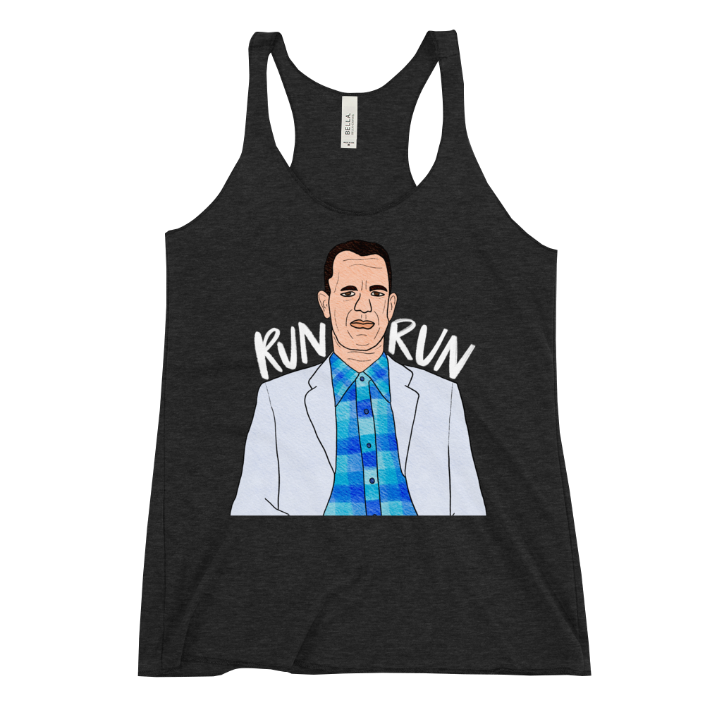 Forrest Gump - Run Forrest Run - Racerback Tank - MurderSheBought