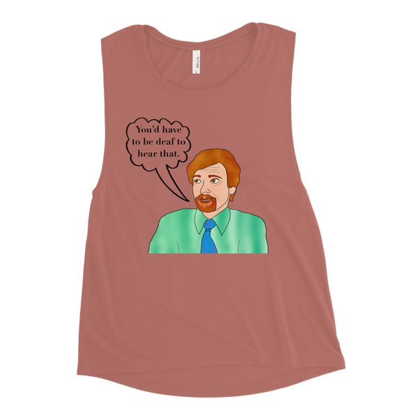 Murray Hewitt - Flight of the Conchords - Ladies’ Muscle Tank - MurderSheBought