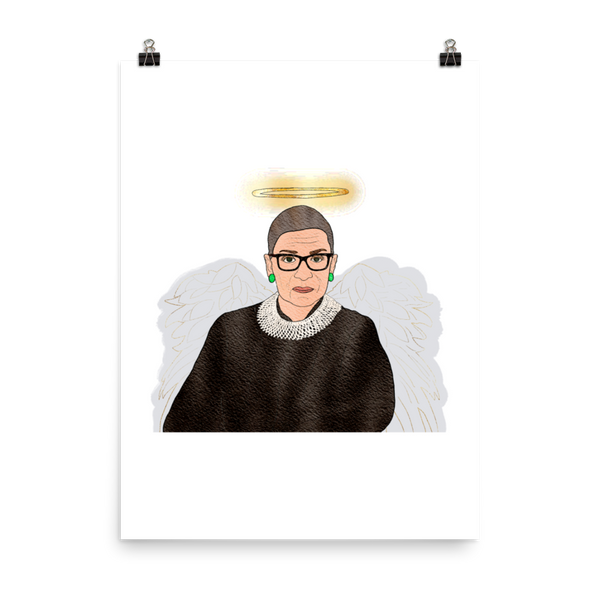 Ruth Bader Ginsburg - Guardian Angel - Poster - MurderSheBought