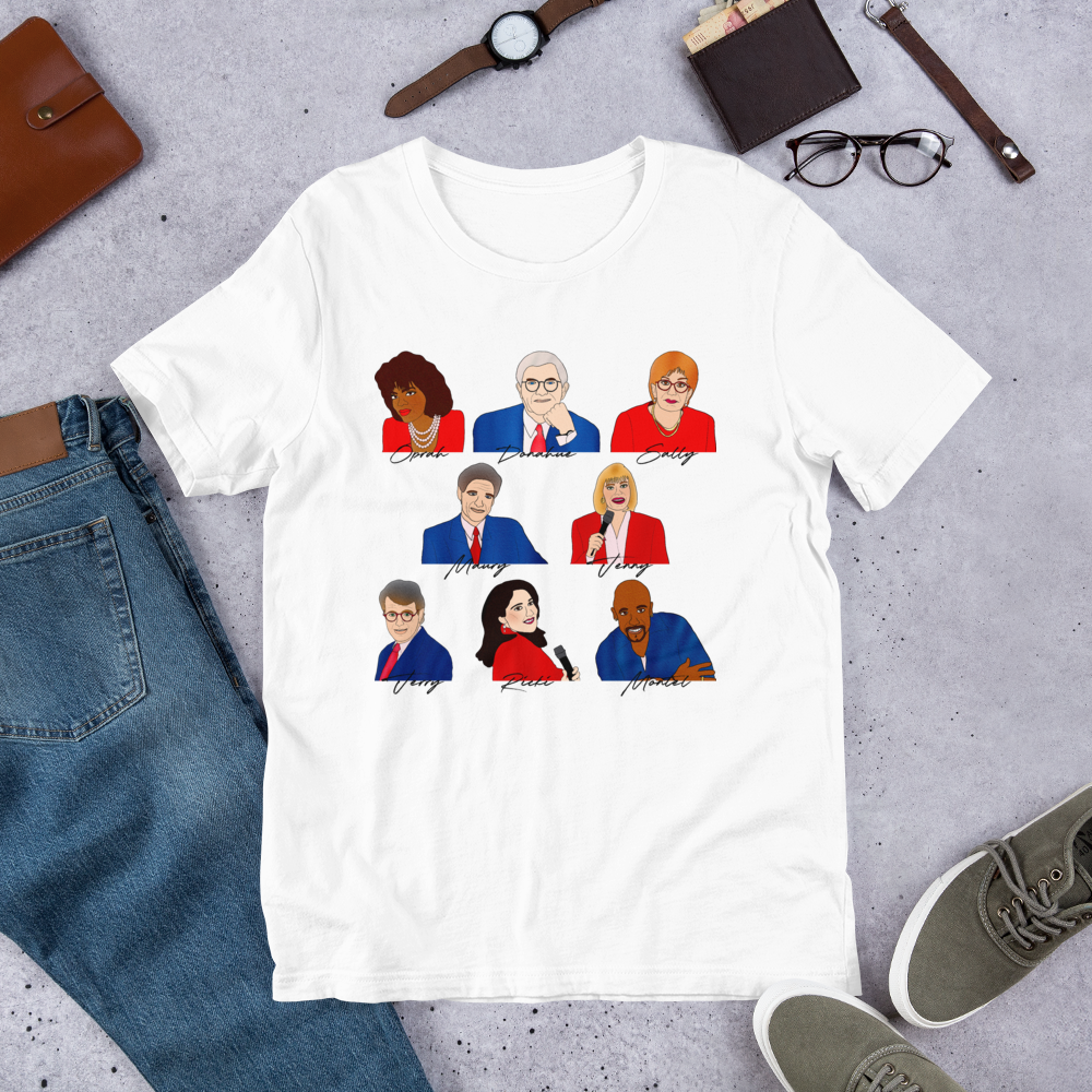 90's Talk Show Hosts - T-Shirt - MurderSheBought