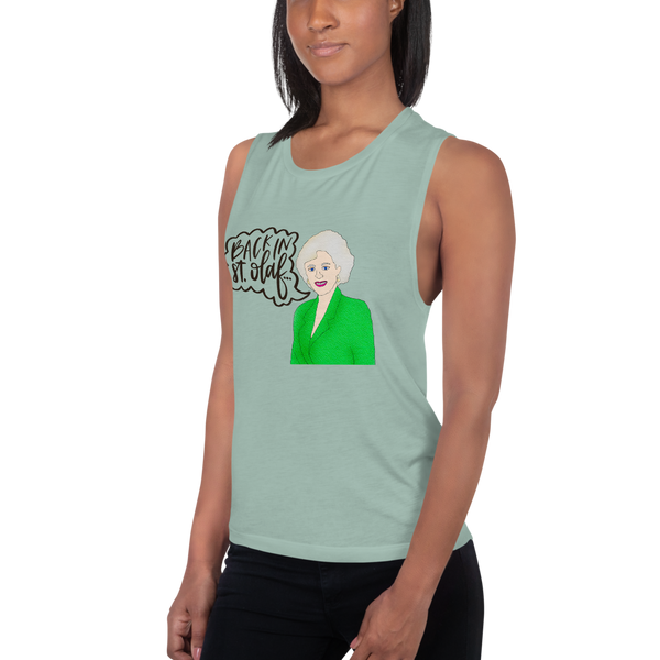 Rose Nylund - Golden Girls - Ladies’ Muscle Tank - MurderSheBought