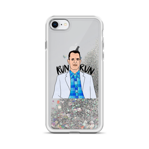 Forrest Gump - Run Forrest Run - Liquid Glitter Phone Case - MurderSheBought