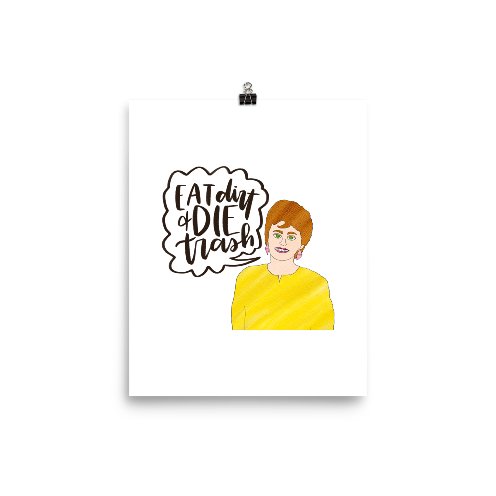 Blanche Devereaux - Golden Girls - Poster - MurderSheBought