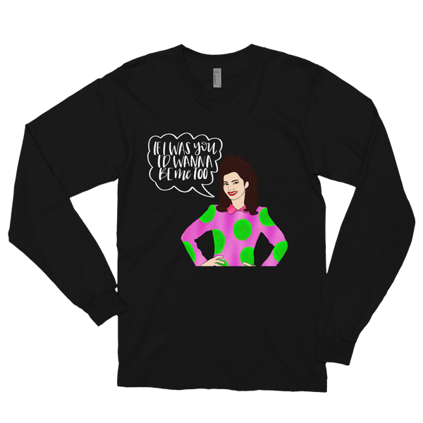 Fran Fine - The Nanny - Long Sleeve T-Shirt - MurderSheBought