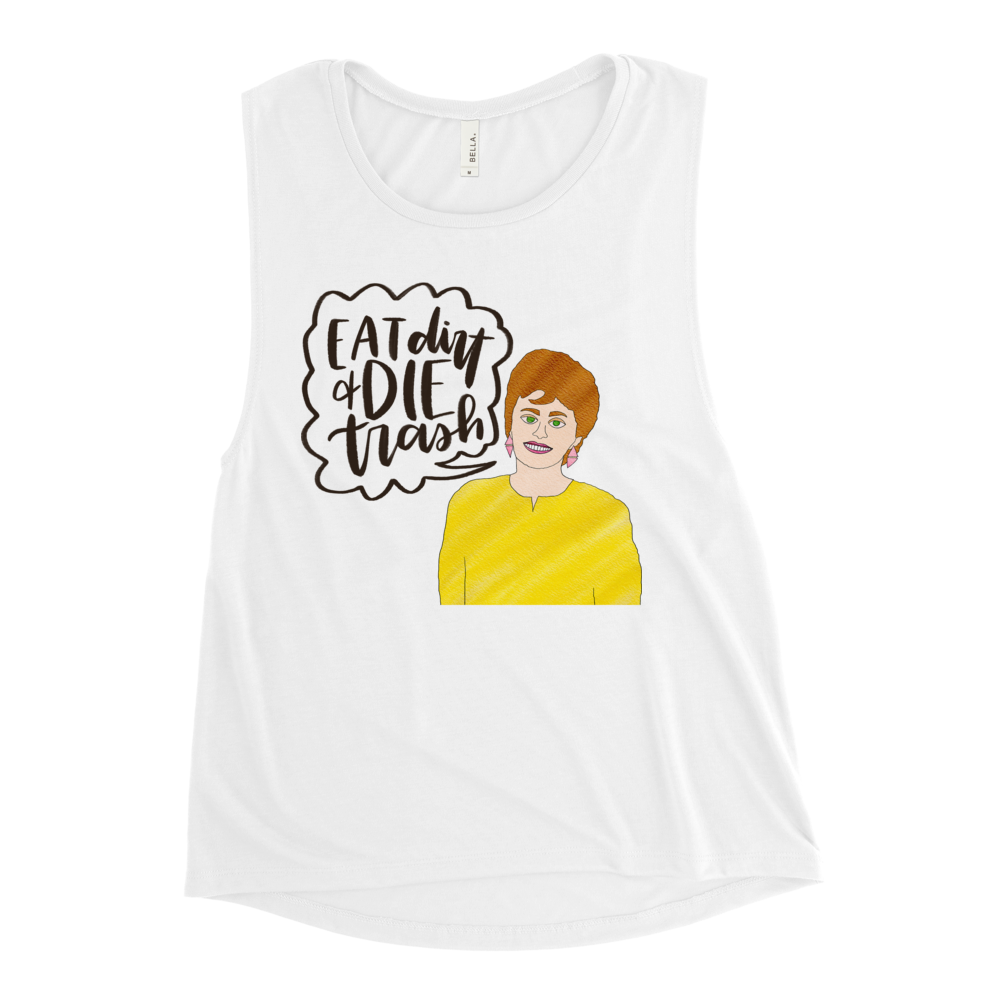 Blanche Devereaux - Golden Girls - Ladies’ Muscle Tank - MurderSheBought