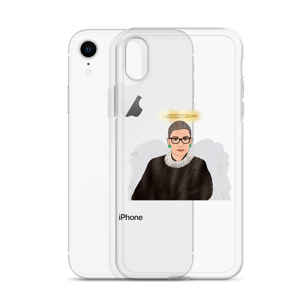 Ruth Bader Ginsburg - Guardian Angel - iPhone Case - MurderSheBought