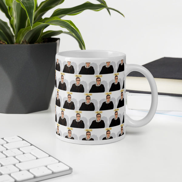 Ruth Bader Ginsburg - Guardian Angel - Coffee Mug - MurderSheBought